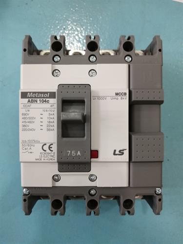 MCCB LS 4P 75A 22kA ( ABN104c )